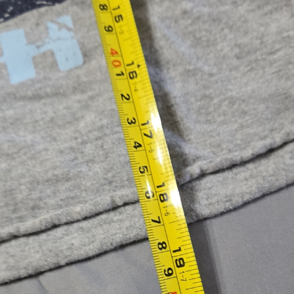 Fruit of the Loom Sz Large Womens Gray Panama City Cropped Beach Tee - Picture 6 of 6